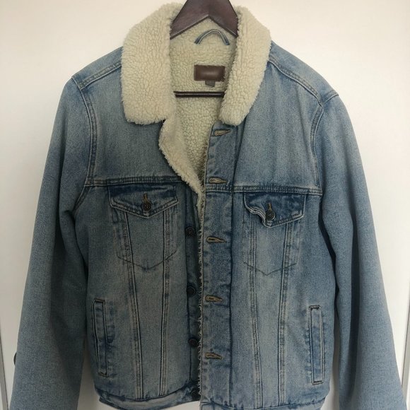 ASOS Jean Sherpa Jacket (Insulated) - Picture 1 of 5